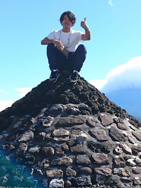 「サーフィン」｜「アイテム（アクセサリー）」を使った、Junichiさん（メンズ・173cm）の秋コーディネート