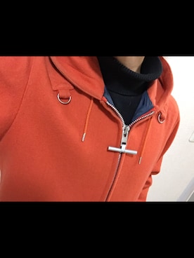 「マリン」｜「アイテム（カバーオール）」を使った、Junichiさん（メンズ・173cm）の秋コーディネート