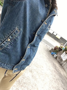 「海」｜「アイテム（ミリタリージャケット）」を使った、Junichiさん（メンズ・173cm）の秋コーディネート