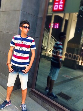 kenさん（メンズ・181cm）の夏コーディネート