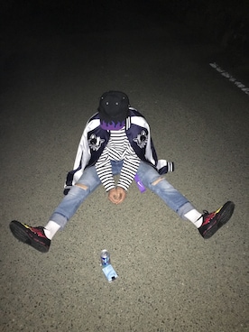 「charm's（チャムス）のアイテム」を使った、ひかるさん（メンズ・165cm）の春コーディネート