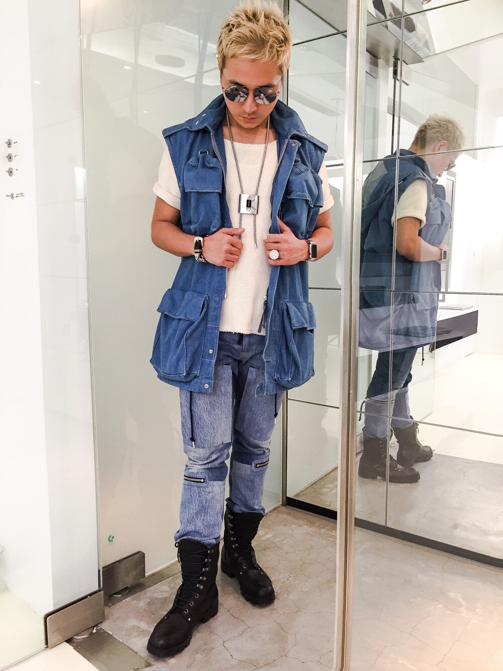 AMBUSH（アンブッシュ）の「AMB DENIM ARMY JACKET（ミリタリー 