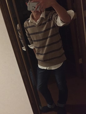 「TOMMY HILFIGER（トミーヒルフィガー）のアイテム（その他）」を使った、fumiさん（メンズ・161cm）の秋コーディネート