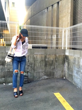 Maki Tobikaさん（レディース・167cm）の夏コーディネート