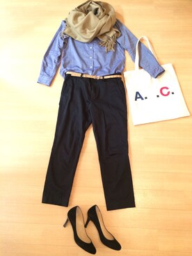 あっさむさん（レディース・160cm）の秋コーディネート