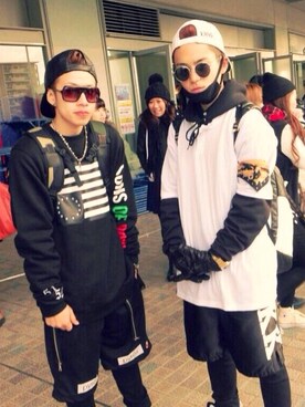 「PYREX（パイレックス）のアイテム」を使った、$hotaさん（メンズ・165cm）の春コーディネート