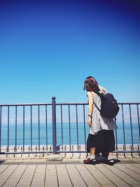 「アパレルスタッフ」｜「アイテム（キャミソール）」を使った、airlieさん（レディース・155cm）の夏コーディネート