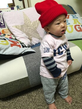 Nagiさん（キッズ・70cm）の冬コーディネート