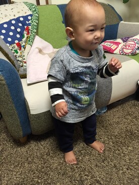 Nagiさん（キッズ・70cm）の冬コーディネート