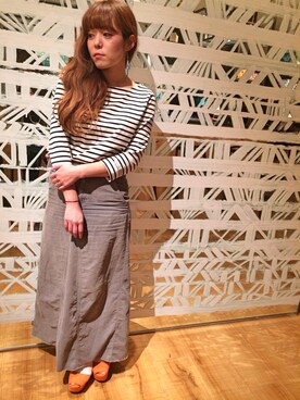 「BED&BREAKFAST（ベットアンドブレックファスト）のB&Bトップス（Tシャツ/カットソー、その他）」を使った、tsukasaさん（レディース・150cm）の春コーディネート