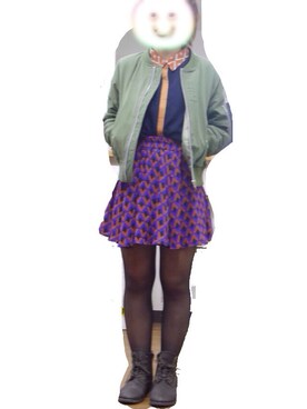 mofuさん（レディース・147cm）の春コーディネート