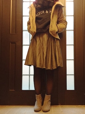 mofuさん（レディース・147cm）の冬コーディネート