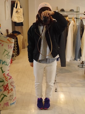 mofuさん（レディース・148cm）の冬コーディネート