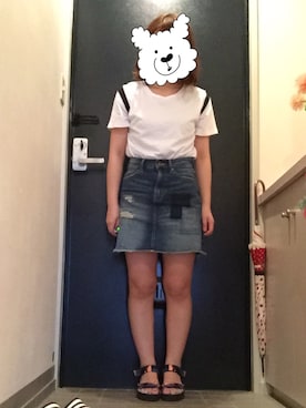 「ORiental TRaffic（オリエンタルトラフィック）の【再値下げ！SALE 50%OFF】【スポーツ系サンダル人気No1！】★スポーツサンダル★5203（サンダル）」を使った、mofuさん（レディース・148cm）の夏コーディネート