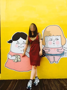 「mielle（ミエル）のアイテム」を使った、Kiki Wengさん（レディース・163cm）の秋コーディネート