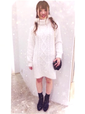 「one after another NICE CLAUP（ワンアフターアナザーナイスクラップ）のアイテム（アクセサリー）」を使った、かなみさん（レディース・156cm）の秋コーディネート