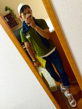 「Gc（ジーシー）のアイテム」を使った、しゅんさん（メンズ・168cm）の夏コーディネート