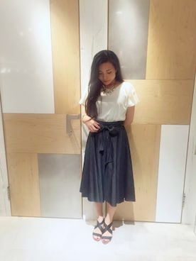 ebina tomokoさん（レディース・159cm）の夏コーディネート