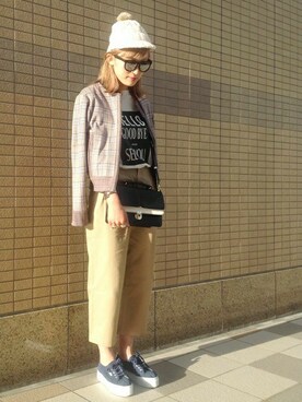 箕山さん（レディース・164cm）の夏コーディネート