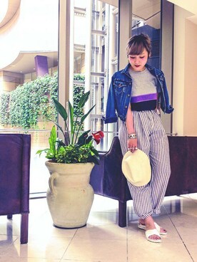 箕山さん(レディース・164cm)の春コーディネート