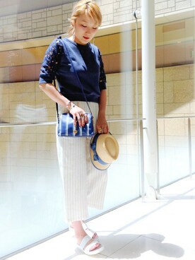 箕山さん（レディース・164cm）の春コーディネート