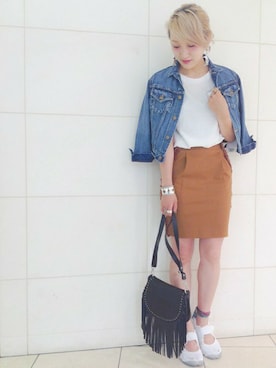 箕山さん(レディース・164cm)の夏コーディネート