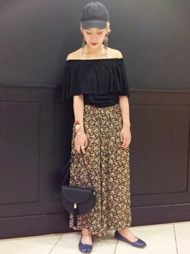 箕山さん(レディース・164cm)の夏コーディネート