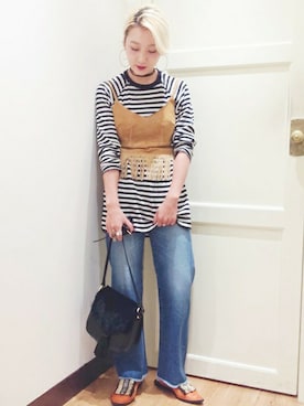 箕山さん（レディース・164cm）の夏コーディネート