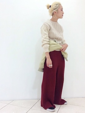 箕山さん(レディース・164cm)の秋コーディネート