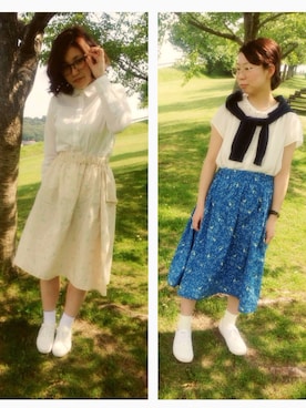 「I am I （アイアムアイ）のアイテム（シューズ）」を使った、usazimaさん（レディース・150cm）の春コーディネート
