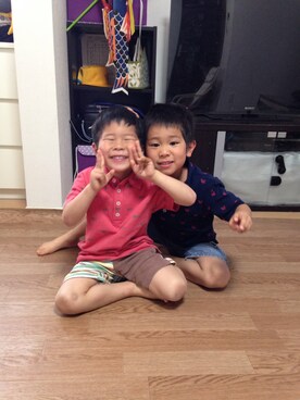 「UNIQLO（ユニクロ）のエータフータポロシャツ（T Shirts、その他）」を使った、kiryさん（レディース・151cm）の春コーディネート