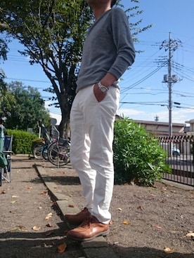 「運動会応援スタイル」｜Grandpaさん（メンズ・172cm）の秋コーディネート