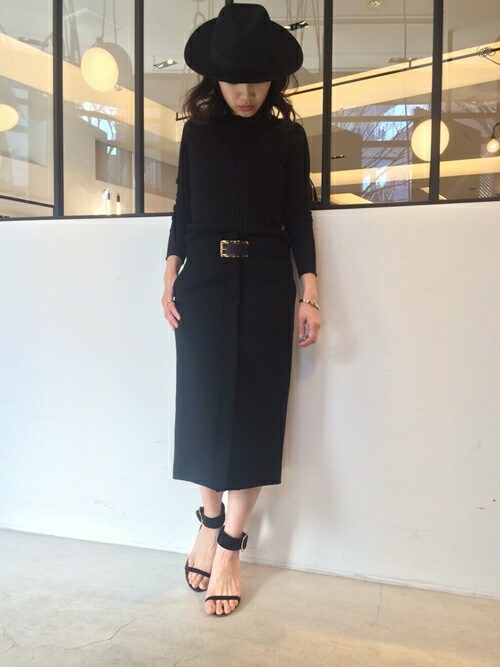 美品 希少サイズ✨ドゥーズィエムクラス 前開きタイトスカート 34 小さいサイズ Deuxieme Classe（ドゥーズィエムクラス）の「前開きタイト