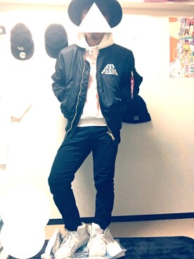 「EMISSION」｜ゆきやさん（メンズ・170cm）の冬コーディネート