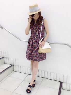 「laboratory work（ラボラトリーワーク）のアイテム」を使った、いっしーさん（レディース・159cm）の春コーディネート