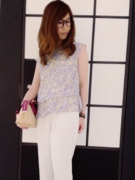 「laboratory work（ラボラトリーワーク）のアイテム」を使った、いっしーさん（レディース・159cm）の夏コーディネート