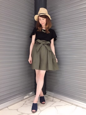 いっしーさん（レディース・159cm）の夏コーディネート