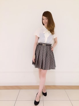 「laboratory work（ラボラトリーワーク）のアイテム」を使った、いっしーさん（レディース・159cm）の夏コーディネート