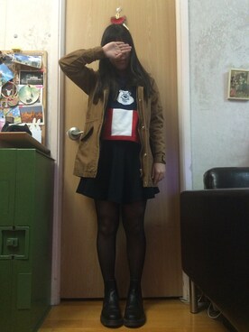 「WC（ダブル シー）のアイテム（ニット/セーター）」を使った、Ashleyʕ •ᴥ•ʔさん（レディース・153cm）の冬コーディネート