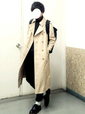 「Dr. Martens（ドクターマーチン）のDr.Martens (ドクターマーチン)/1461 3EYE GIBSON SHOES（その他シューズ）」を使った、reposukeさん（メンズ・173cm）の春コーディネート