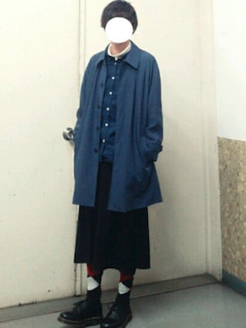 「Dr. Martens（ドクターマーチン）のDr.Martens (ドクターマーチン)/1461 3EYE GIBSON SHOES（その他シューズ）」を使った、reposukeさん（メンズ・173cm）の春コーディネート