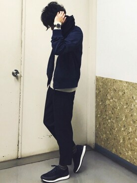 「アイテム（サンバイザー、その他）」を使った、reposukeさん（メンズ・173cm）の冬コーディネート