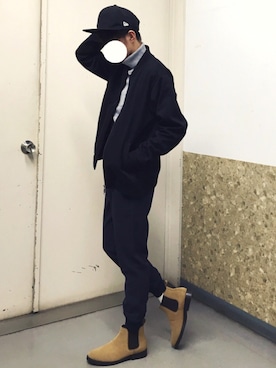 「COMME CA ISM（コムサイズム）のアイテム（ジャケット/アウター）」を使った、reposukeさん（メンズ・173cm）の冬コーディネート