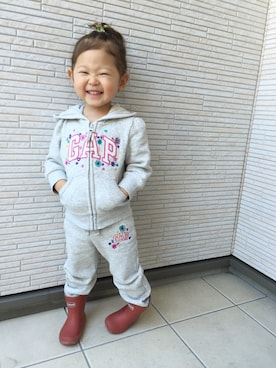 「おさんぽ」｜rinoさん（キッズ・90cm）の春コーディネート