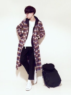 tsUyOshIさん（メンズ・182cm）の春コーディネート