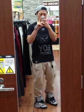 「adidas Originals by JEREMY SCOTT」｜「アイテム（キャップ）」を使った、Takuyaさん（メンズ・174cm）の秋コーディネート