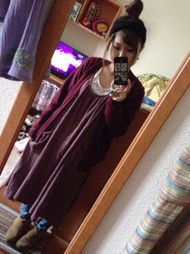 「チチカカ」｜「アイテム（その他シューズ）」を使った、ふわり。さん（レディース・149cm）の秋コーディネート