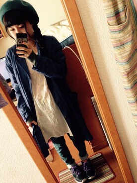 「春コート」｜ふわり。さん（レディース・149cm）の春コーディネート