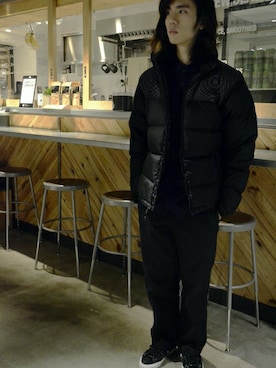 「USA」｜「アイテム（ダウンジャケット/コート）」を使った、TNFSTDFUTAKOTAMAGAWAさん（メンズ・176cm）の秋コーディネート
