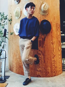 「MARGARET HOWEEL」｜kaneta®さん（メンズ・175cm）の夏コーディネート